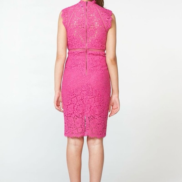 Bardot Lace Panel dark pink - Picture 2 of 9